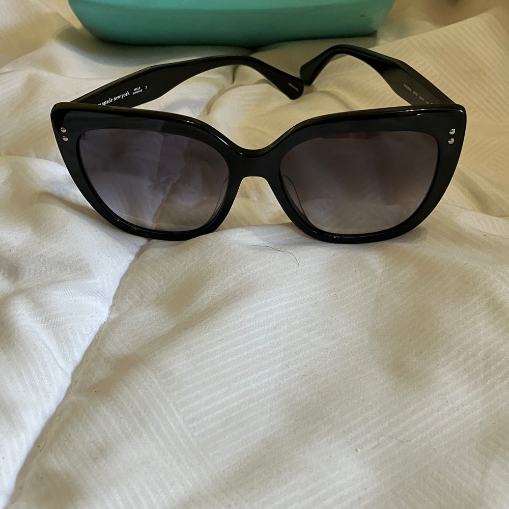Kate Spade Black Cat-Eye Sunglasses
